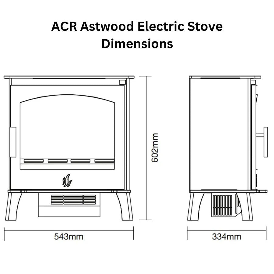 Astwood HD 2Kw Electric Stove By ACR