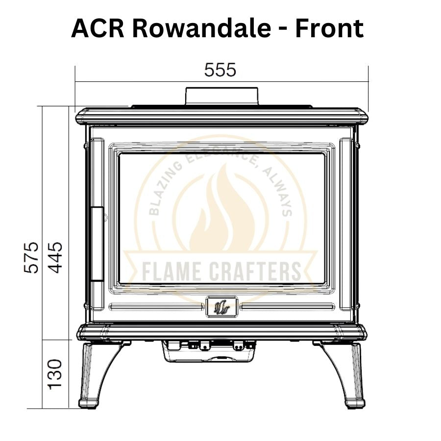 ACR Rowandale 5Kw Dimensions Front