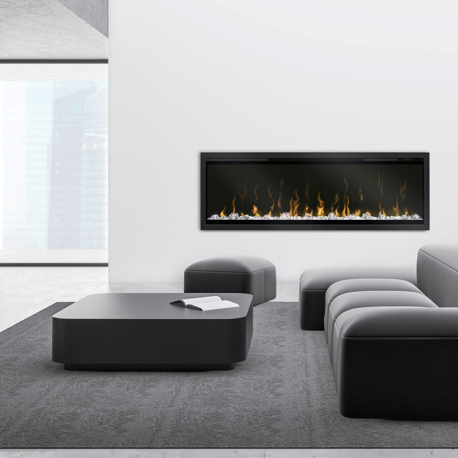 Dimplex Ignite XL 50 Optiflame Set In Cosy Modern Living Room