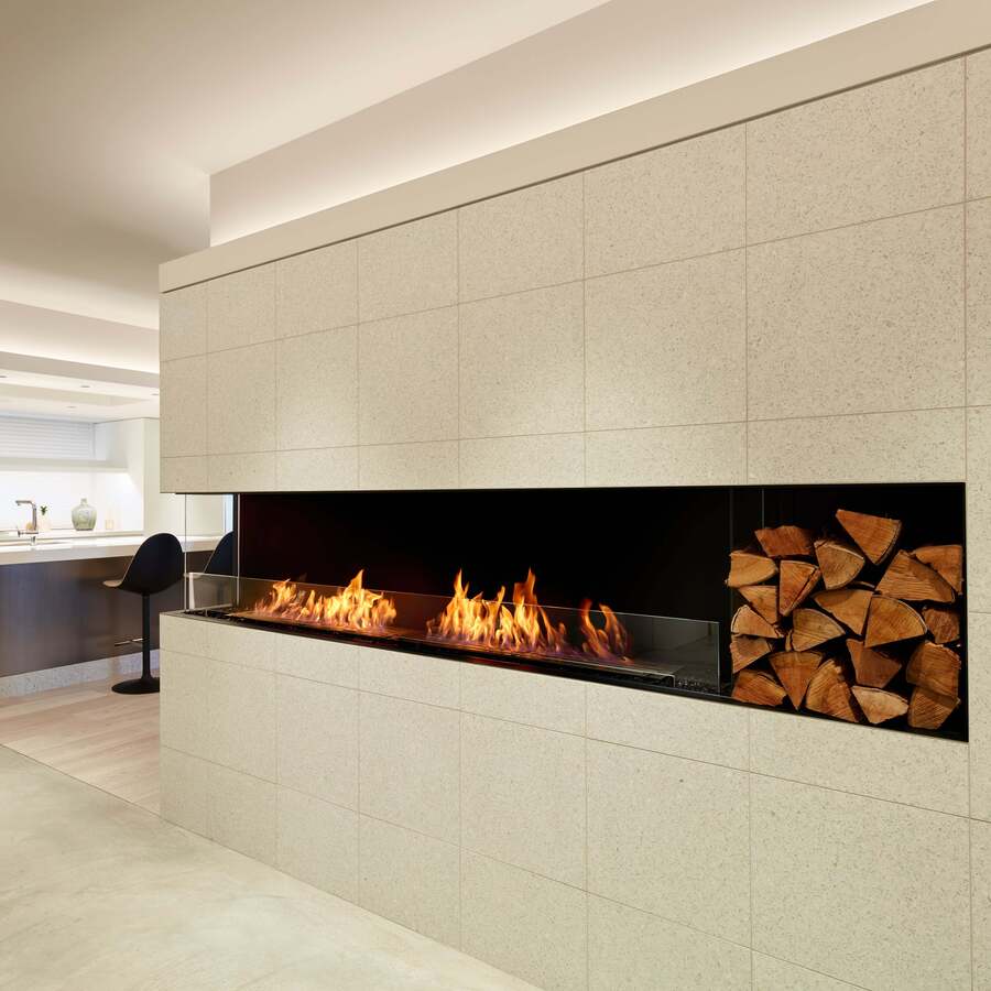 EcoSmart Flex Left Corner Bioethanol Fire Insert 519mm - 4,171mm