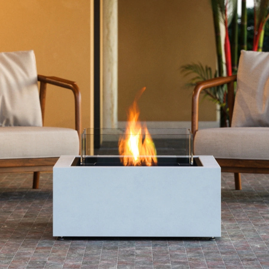 EcoSmart Base 30 Fire Table Outdoors Close