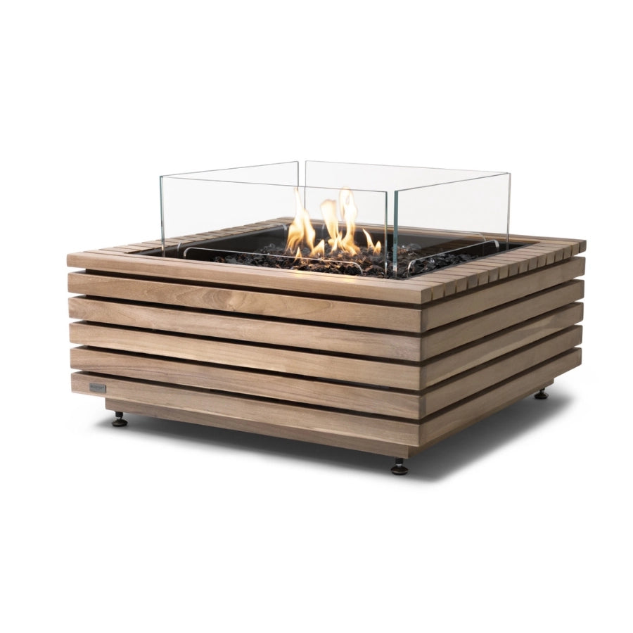 EcoSmart Base30 Fire Table Teak