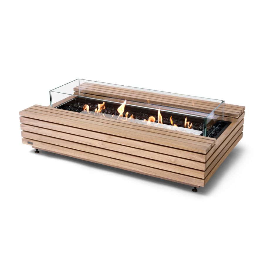 EcoSmart Cosmo 50 Teak Stainless Steel Burner