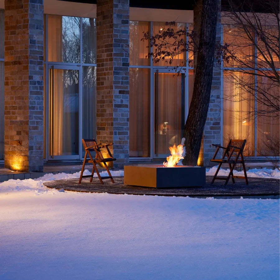 EcoSmart Fire Base 40 Graphite Outdoor Winter