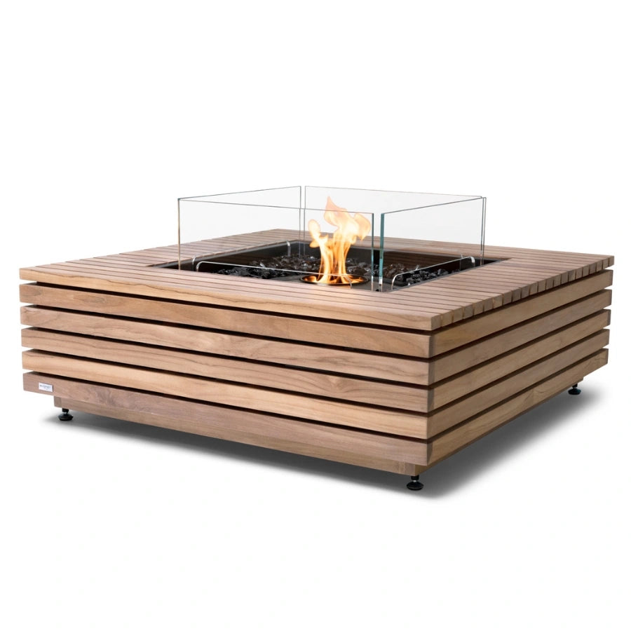 EcoSmart Fire Base 40 Teak Black Burner