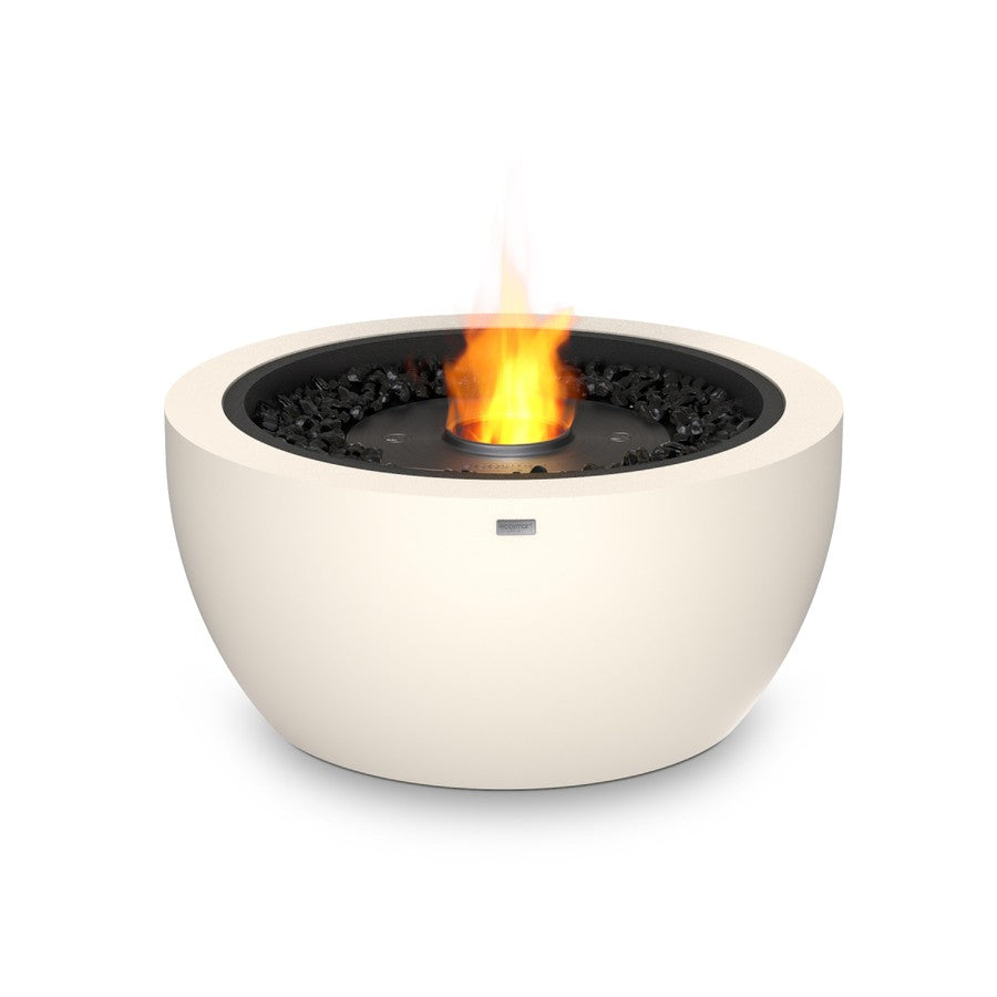 EcoSmart Fire Pod30 BioEthanol FirePit Bone Black Burner