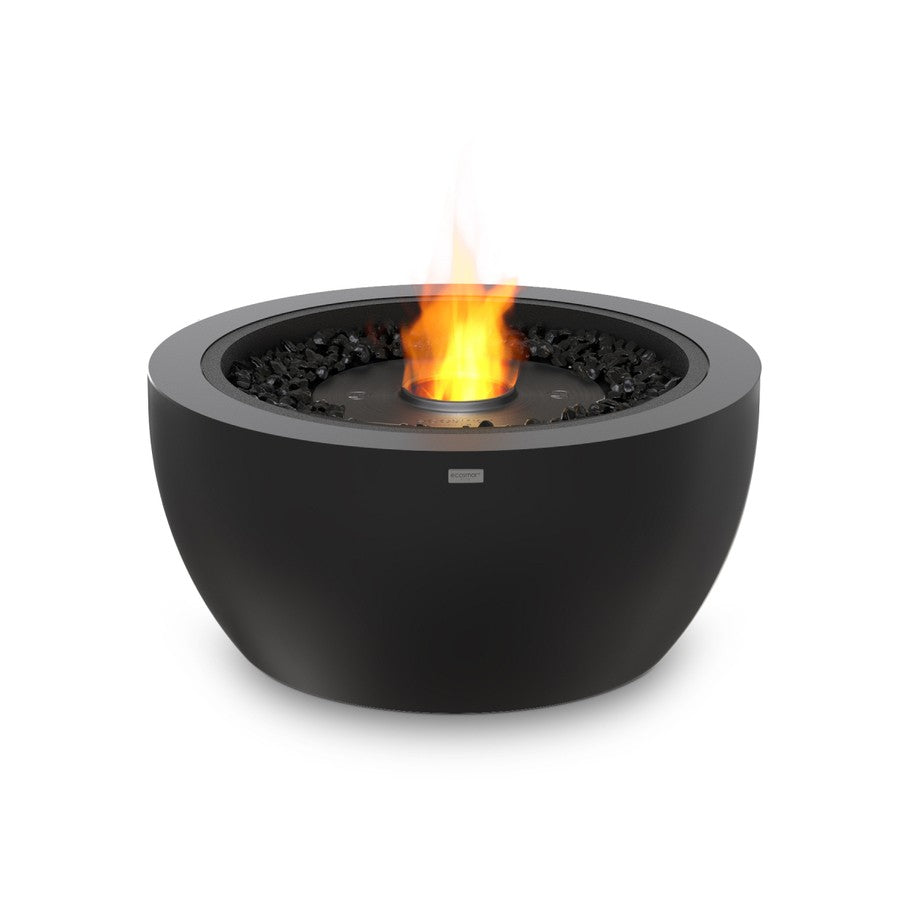 EcoSmart Fire Pod30 BioEthanol FirePit Graphite Black Burner