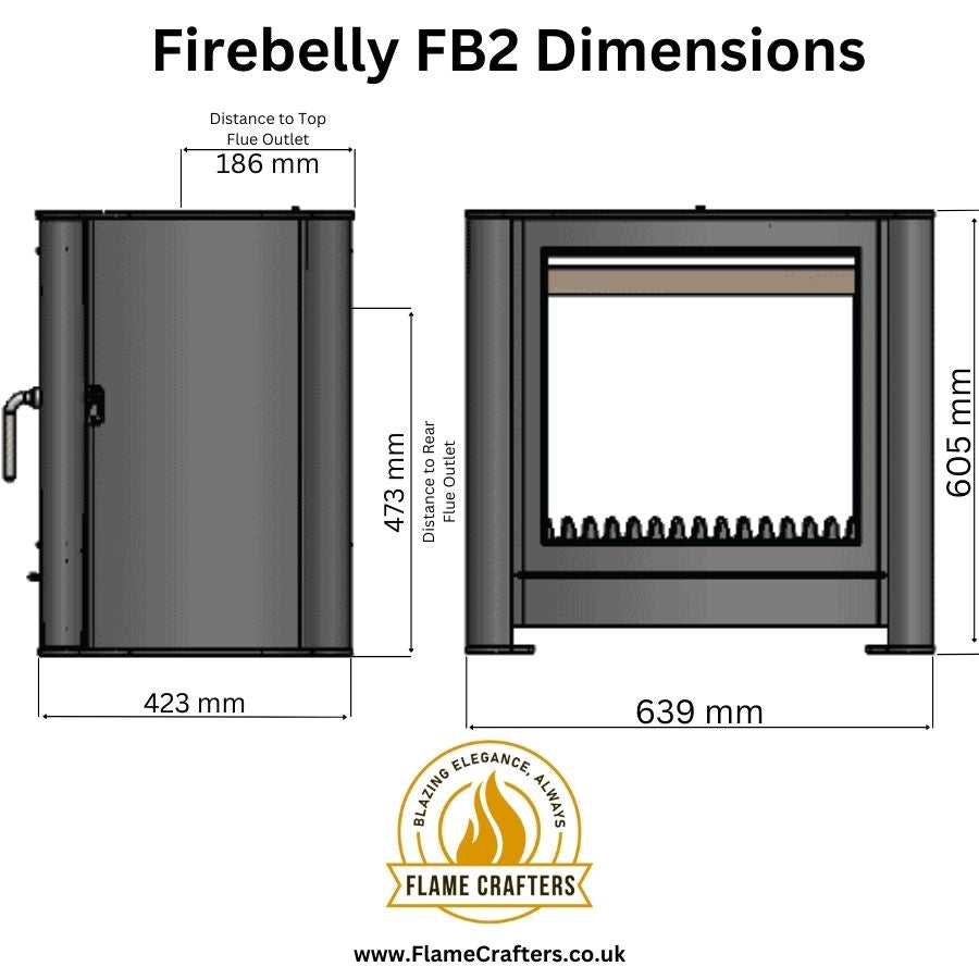 Firebelly FB2 Dimensions