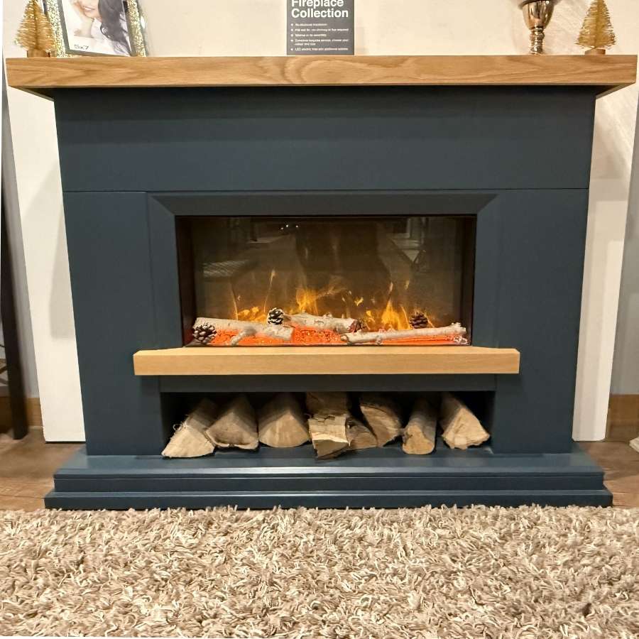 Flametek Brooklyn - Electric Fireplace Suite 1.9kW