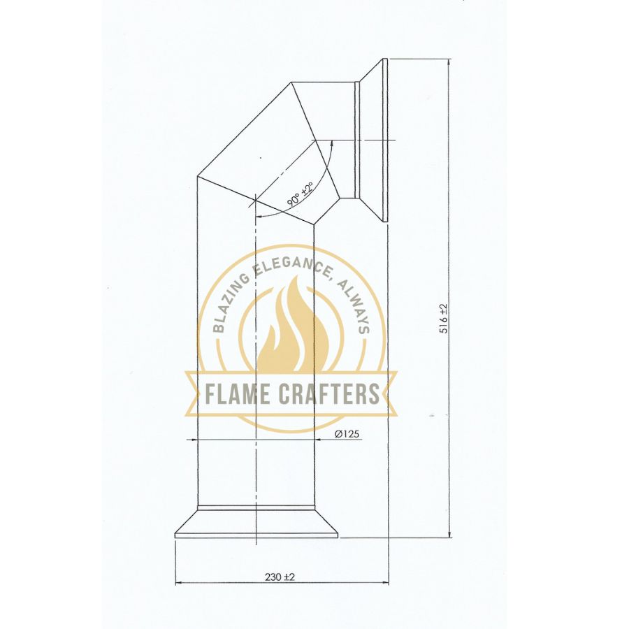 Flametek Decorative Flue Dimensions