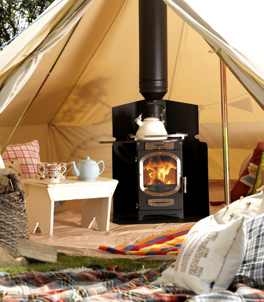 GoEco Adventure 5 Glamping Stove In Yurt Close