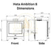 Heta Ambition 8 Dimensions