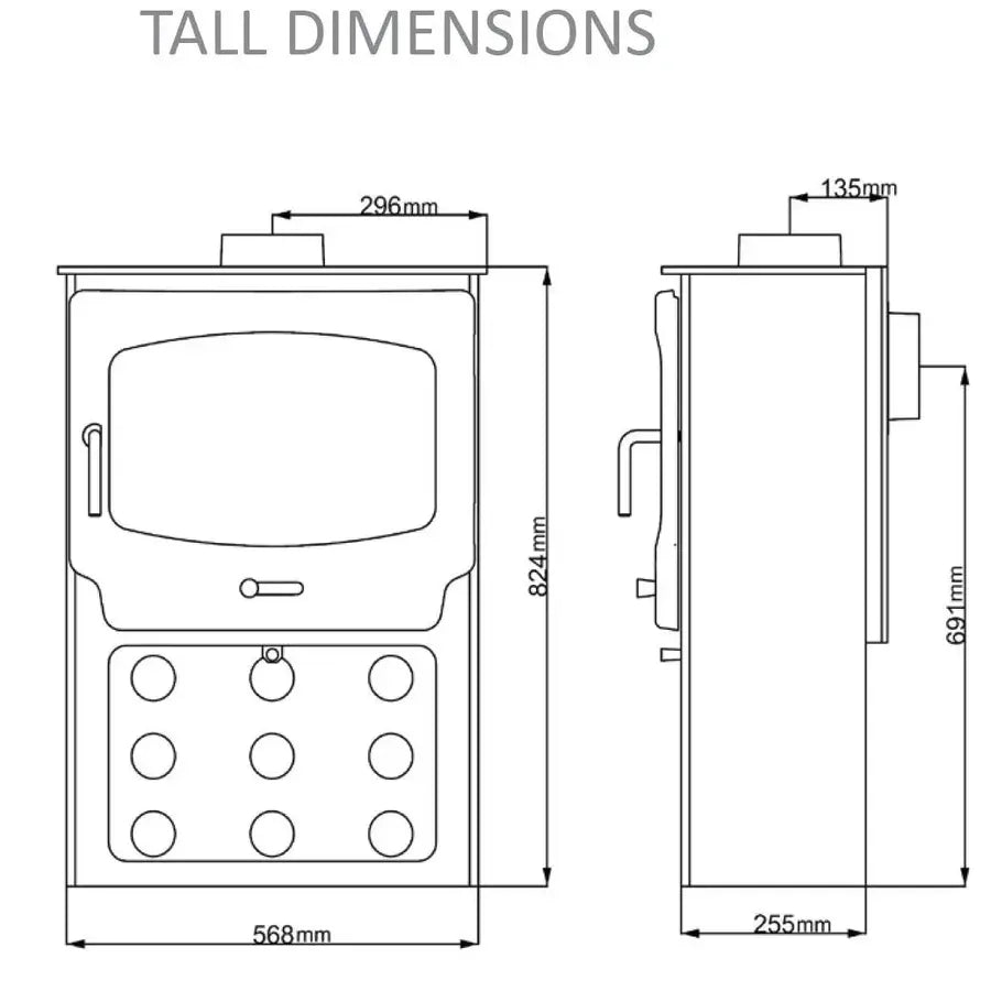 ST-X Wide Tall Dimensions