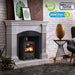 Saltfire ST-X4 Short stove set in fire mantle