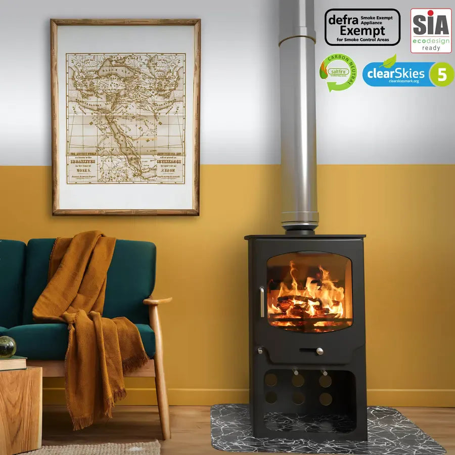 ST-X8 By Saltfire - 8kW Multifuel Ecodesign Stove