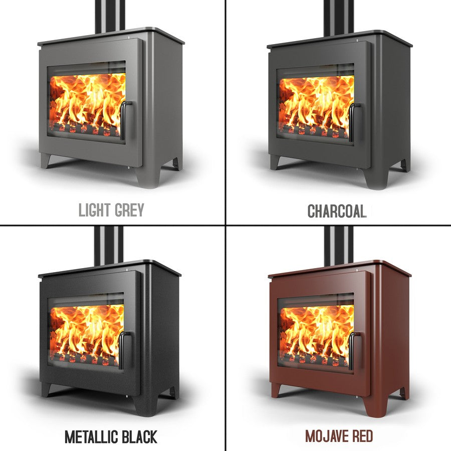 ST3 7.3kW Wood Burning Ecodesign Stove By SaltFire