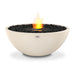 Ecosmart fire - mix 850 fire pit - bone finish with black burner